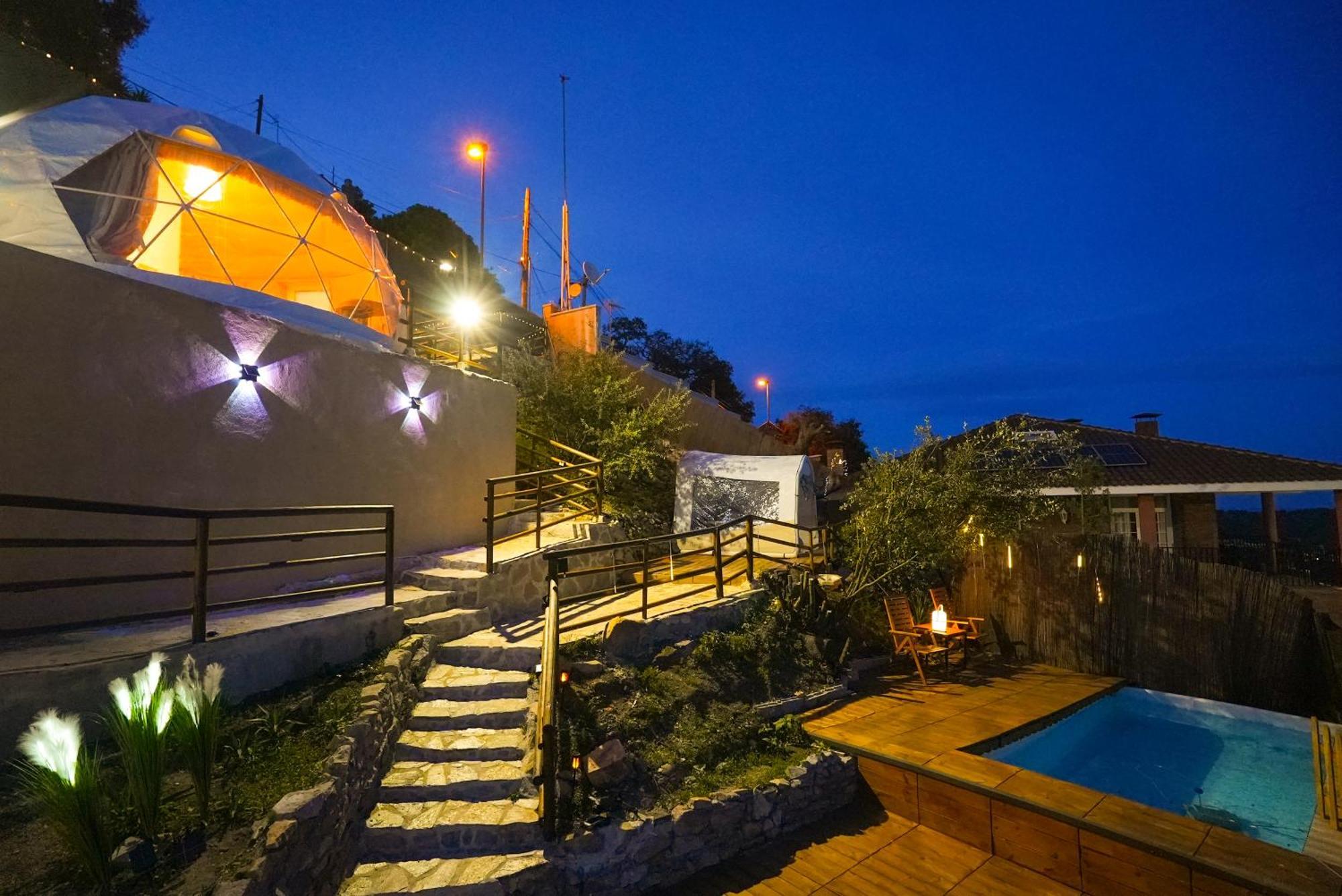 Villa Aaa View Private Terrace Outdoor Heated Hot Tub Family Fun Badalona Exterior foto