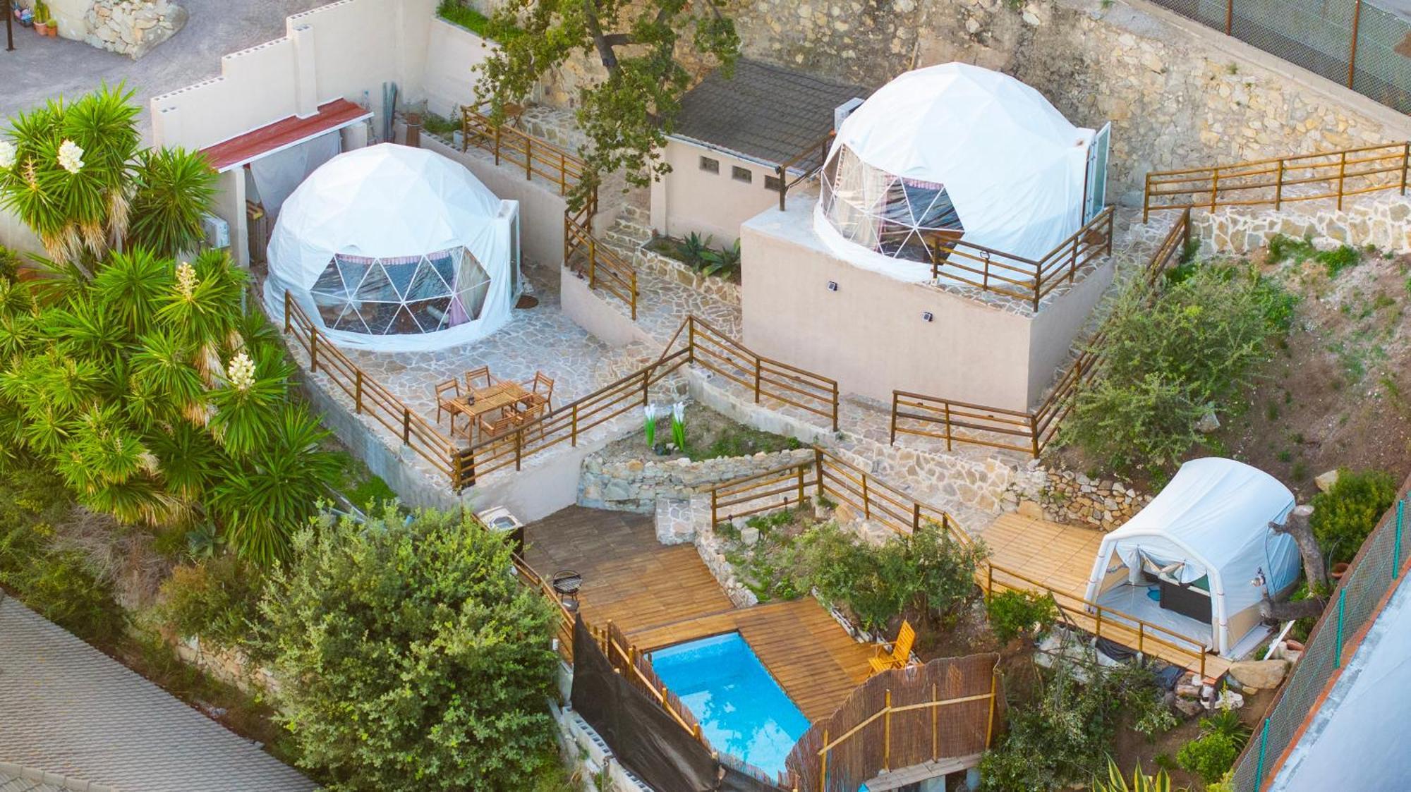 Villa Aaa View Private Terrace Outdoor Heated Hot Tub Family Fun Badalona Exterior foto